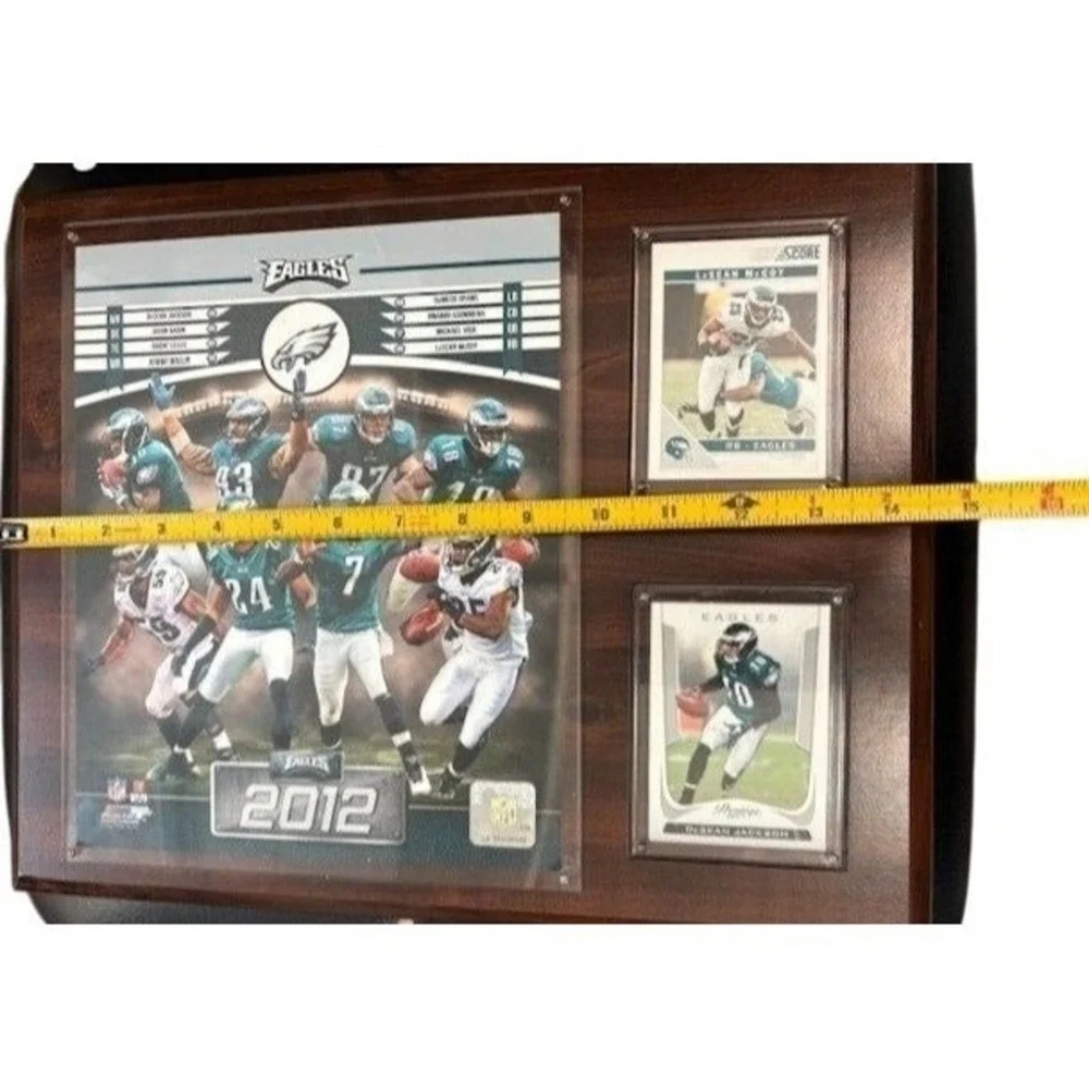 Philadelphia Eagles 2012 Commemorative Plaque With LeSean McCoy & DeSean Jackson